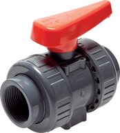 Kugelhähne mit Innengewinde, PVC-U (Industrieausführung)|PN 16