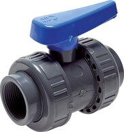 Kugelhähne mit Innengewinde, PVC-U (Wasserausführung)|PN16