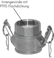 Schnellkupplungsdosen mit Innengewinde, EN 14420-7 (DIN 2828)|Typ D (DF)