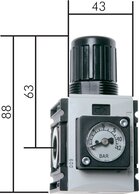Druckregler - Futura-Baureihe 0|1000 l/min