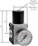 Druckregler, ferngesteuert (Volumenbooster) - Futura-Baureihe 1, 2 & 4|bis 14600 l/min