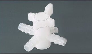 3-Wege Schlauchventile (T-Bohrung) aus PVDF|PN 1