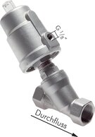Edelstahl-Schrägsitzventile, pneumatisch bestätigt|Eco-Line