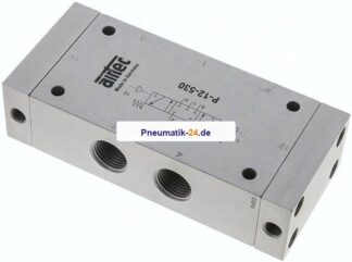 5/3-Wege Pneumatikventil, G 1/2", Mittelstellung geschlossen, Standard