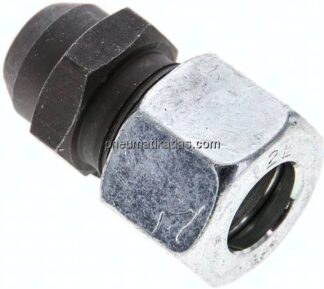 Gerade Anschweißverschraubung 12 L (M18x1,5), Stahl phosphatiert