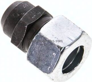 Gerade Anschweißverschraubung 15 L (M22x1,5), Stahl phosphatiert