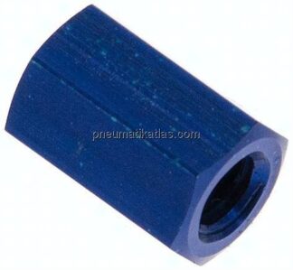 Muffe M 5-M 5, Aluminium