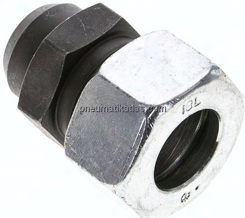 Gerade Anschweißverschraubung 18 L (M26x1,5), Stahl phosphatiert