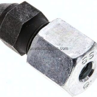 Gerade Anschweißverschraubung 6 S (M14x1,5), Stahl phosphatiert