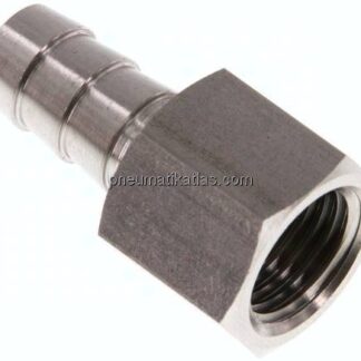Aufschraub-Schlauchtülle G 1/4"-9 (3/8")mm, 1.4571