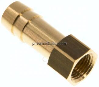 Aufschraub-Schlauchtülle G 1/8"-9 (3/8")mm, Messing