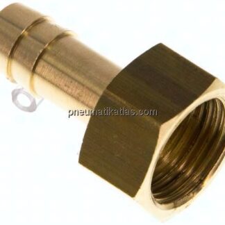 Aufschraub-Schlauchtülle G 3/8"-9 (3/8")mm, Messing
