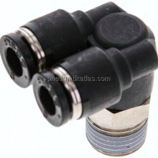 Y-Winkel-Steckanschluss R 1/4"x6mm, IQS-Standard