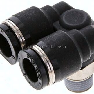 Y-Winkel-Steckanschluss R 1/8"x8mm, IQS-Standard