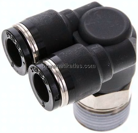 Y-Winkel-Steckanschluss R 3/8"x8mm, IQS-Standard
