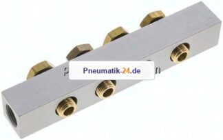 P-Leiste inkl. Hohlschrauben und Dichtungen für Ventilbaureihe M07 / P07