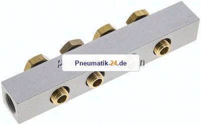 P-Leiste inkl. Hohlschrauben und Dichtungen für Ventilbaureihe M07 / P07