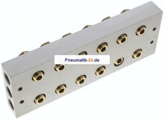 P-R-S-Leiste inkl. Hohlschrauben und Dichtungen für Ventilbaureihe M07 / P07