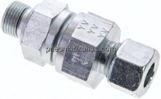 Hydraulik-Rückschlagventil 12 L (M18x1,5)-G 3/8", Stahl verzinkt