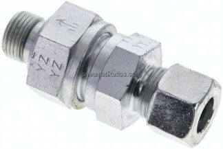 Hydraulik-Rückschlagventil 12 L (M18x1,5)-G 3/8", Stahl verzinkt