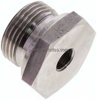 Hydraulik-Reduzierung G 1"(AG)-G 1/4"(IG), 1.4571, FKM-Dichtung