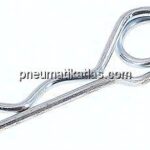 Federstecker, doppelt, 3,00mm, für Welle 14 - 20mm Stahl verzinkt