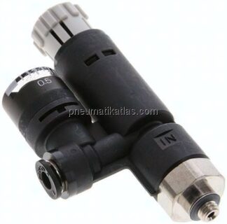 Druckregler M 5-4mm, mit Manometer, IQS-Standard