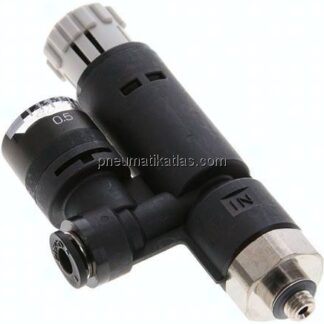 Druckregler M 5-4mm, mit Manometer, IQS-Standard