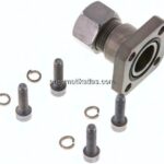Gerade Flanschverschraubung Pumpenflansch LK 40, 15 L (M22x1,5)