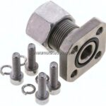 Gerade Flanschverschraubung Pumpenflansch LK 35, 16 S (M24x1,5)