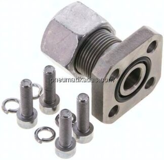 Gerade Flanschverschraubung Pumpenflansch LK 35, 16 S (M24x1,5)