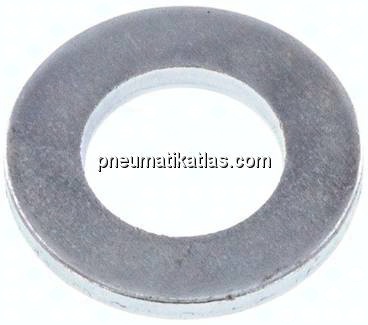 Unterlegscheibe, DIN 125 A, M 10g (10,5x20mm), Stahl verzinkt