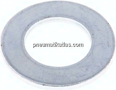 Unterlegscheibe, DIN 125 A, M 30 (31x56mm), Stahl verzinkt
