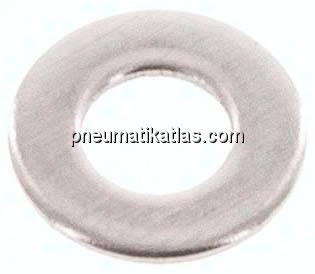 Unterlegscheibe, DIN 125 A, M 3 (3,2x7mm), Edelstahl A2