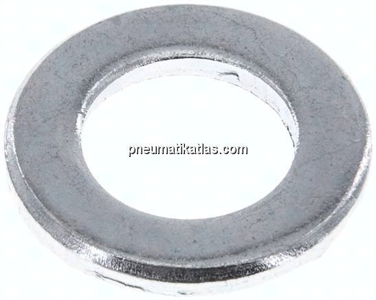 Unterlegscheibe, DIN 125 B, M 16 (17x30mm), Stahl verzinkt