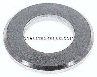 Unterlegscheibe, DIN 125 B, M 5 (5,3x10mm), Stahl verzinkt