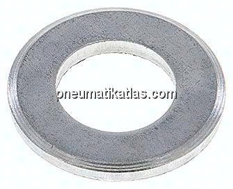 Unterlegscheibe, DIN 125 B, M 8 (8,4x16mm), Stahl verzinkt