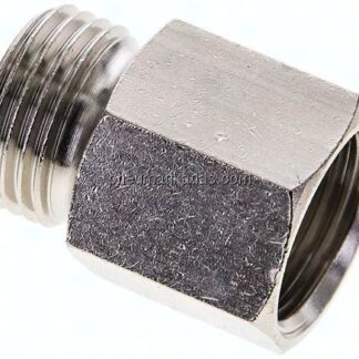 Gewindeverlängerung G 1/2"-22mm, Messing vernickelt