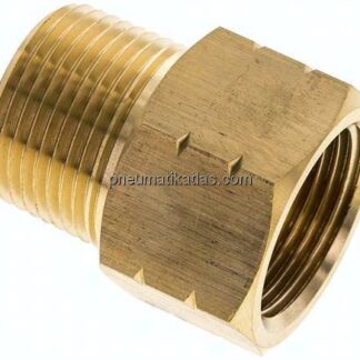 Reduziernippel NPT 3/4"(AG)-G 3/4"(IG), Messing