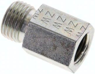 Aufschraub-Schneidringverschr. G 1/4"-10 L (M16x1,5), ohne Mutter & Schneidring, Stahl verzinkt