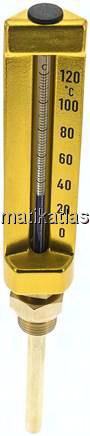 Maschinenthermometer (150mm) senkrecht/0 bis +120°C/100mm