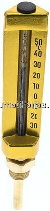 Maschinenthermometer (150mm) senkrecht/-30 bis +50°C/63mm