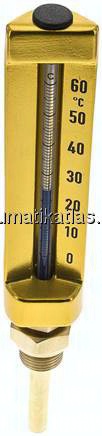 Maschinenthermometer (150mm) senkrecht/0 bis +60°C/63mm