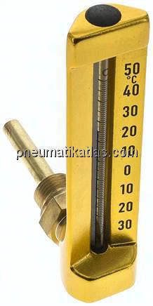 Maschinenthermometer (150mm) waagerecht/-30 bis +50°C/63mm