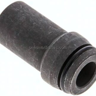 Anschweißnippel 20 x 4mm, Stahl phosphatiert