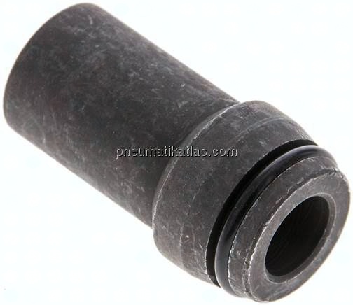 Anschweißnippel 20 x 4mm, Stahl phosphatiert