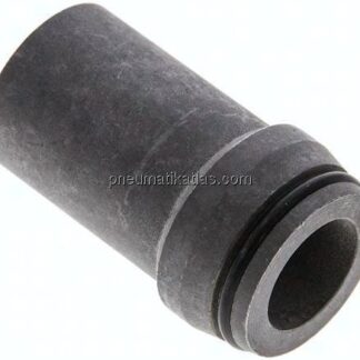 Anschweißnippel 25 x 4mm, Stahl phosphatiert