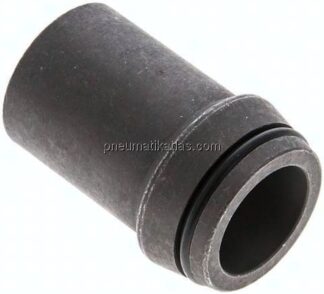 Anschweißnippel 30 x 4mm, Stahl phosphatiert
