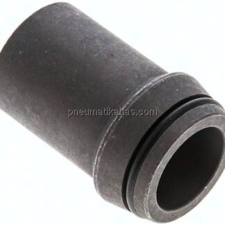 Anschweißnippel 30 x 4mm, Stahl phosphatiert