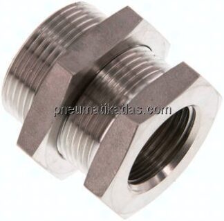 Schottverschraubung G 1/2"-M 28x1,5, 1.4571